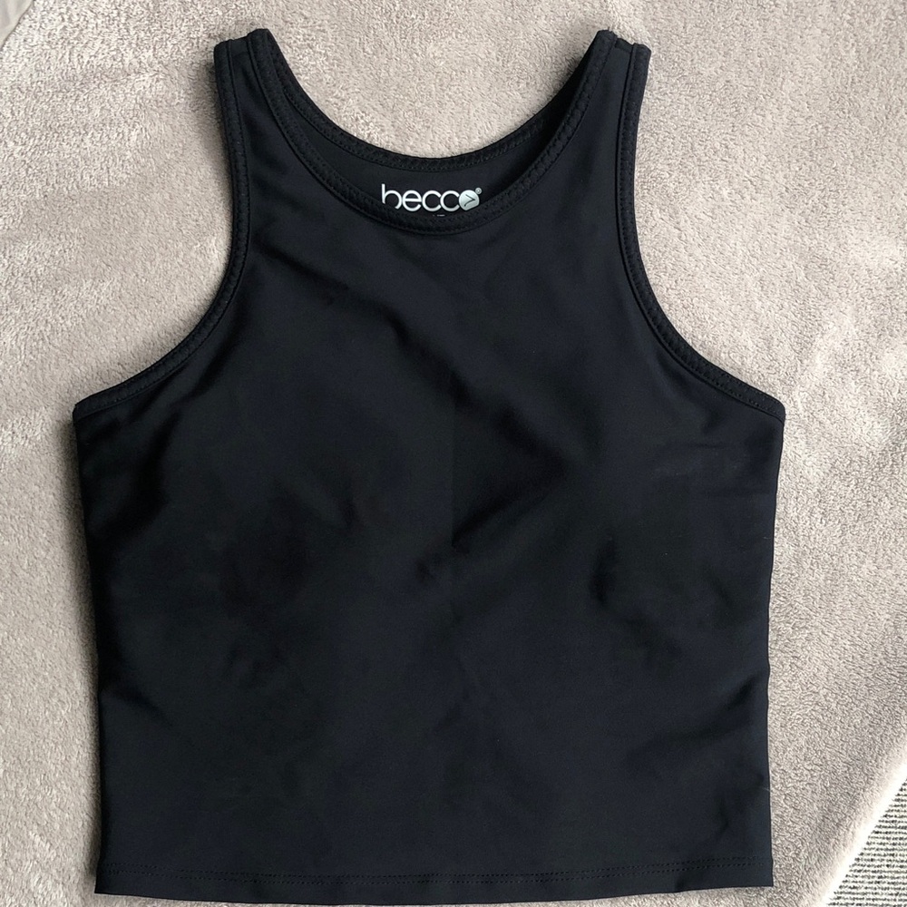 BECCA Black Crop Top